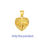 Womens Necklace Sand Gold Colour Peach Heart Pendant Art Womens Necklace Pendant Collarbone Chain Bi