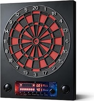 Electronic Dartboard with 6 Darts & 100 Replacement Tips, E Dartboard with Voice & LCD Display, Elec