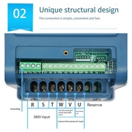 【BESTWFM】 Frequency Inverter VFD Speed Controller 3 Phase Frequency Converter 380VAC 1.5KW