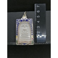 Thailand Amulet, Card Sticker: B8393 Brand Name: Somdej Somdej (Packed Exquisite Dragon Tooth Shell)
