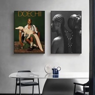 Singer Doechii Alligator Poster HD Art Print Living Room Bedroom Home Bar Wall Decor,No Frame Canvas