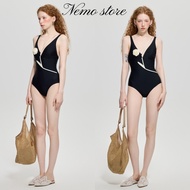 Nemo store HY7730 One-Piece Swimsuit Floral Pattern Built-In Foam Pads Very Cute Stretch Fit