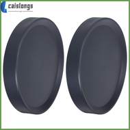 🌱 2 Pcs Plant Pot Stand Tray para sa Flower Pot 28.50x28.50x5.40cm Dark Grey