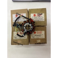 COIL HONDA SET STATOR ASSMBLY HURRICANE TH110 / WAVE125 ( MITSUBA ) / WAVE110 S / EX5 CLASS1 WAVE