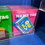 พร้อมส่ง 8ECEMBER - Name Tag ซิลิโคน ป้ายห้อยกระเป๋า ป้ายห้อยอเนกประสงค์ จากแบรนด์ Wiggle Wiggle สิน