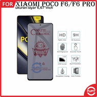 LAYAR Xiaomi Anti-Scratch F6 F6 Pro Tempered Glass Full Cover Screen Protector
