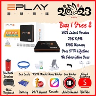 [Ready Stock] EPLAY 3R 6G Latest Model FREE IPTV Malaysia 2GB RAM 32GB Memory with 1 Year Warranty [Plug and play]