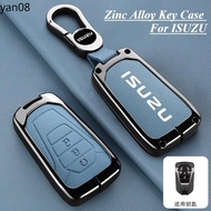 Car Zinc Alloy Key Case Bag Accessorie for ISUZU Dmax D-max Mux 2021 2022+ D-max MU-X 3.0 Mux 2/3/4 