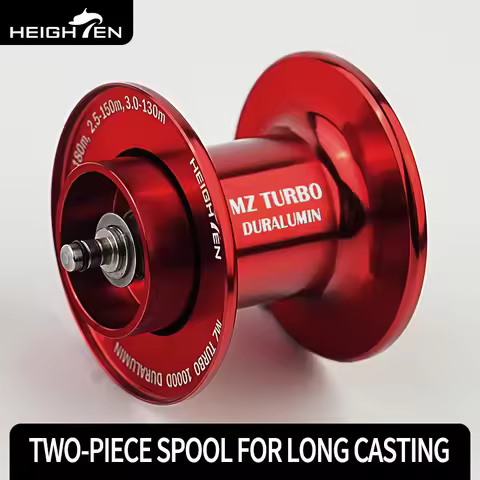 HEIGHTEN Two-Stage MZ Turbo Stainless Steel Bearing - Long Cast Spool for Zillion/Boost1016 Baitcast