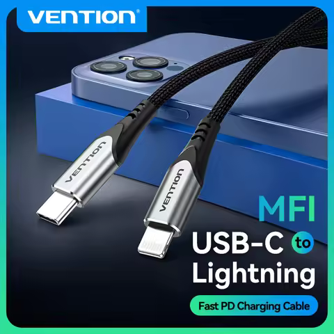 Vention MFI USB C to Lightning PD 27W 3A Fast Charging Cable For iPhone 14 13 Pro Max Type C to Ligh