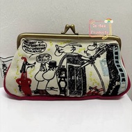 日版 Moomin 姆明 刺繡口金包 化妝袋 Pouch