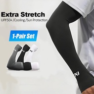 HNJ Ice Sleeves Cooling Arm Cover Sun Protection Outdoor Quick Dry Unisex Long Elastic Breathable Si