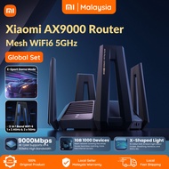 (Global)Xiaomi Mi Router AX9000 WiFi 6 IPv6 5Ghz 4K QAM + 160MHz Tri-Band USB3.0 Wireless Mesh Netwo