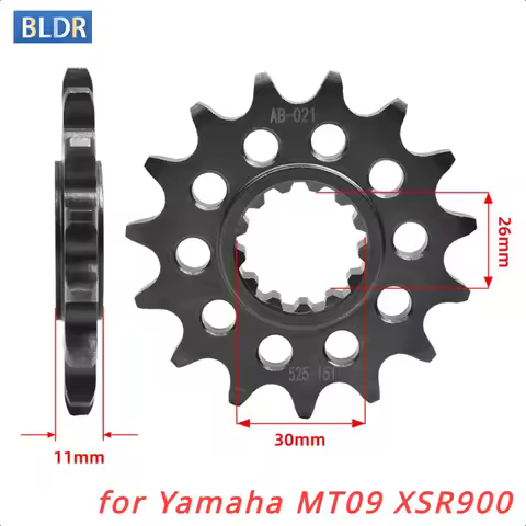 525 15T Front Sprocket Gear Staring Wheel Cam For Yamaha MT09 MT-09 SP 2021 2022 XSR900 MTM890 XSR 9