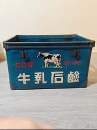 Vintage 日本昭和 牛乳石鹼運輸箱 收納箱 中古  復古
