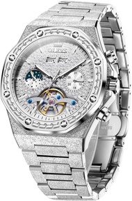 Olevs Jam Tangan Pria Automatic Original Anti Air Mewah Elegan Keren Mechanical Art Tourbillon Watch