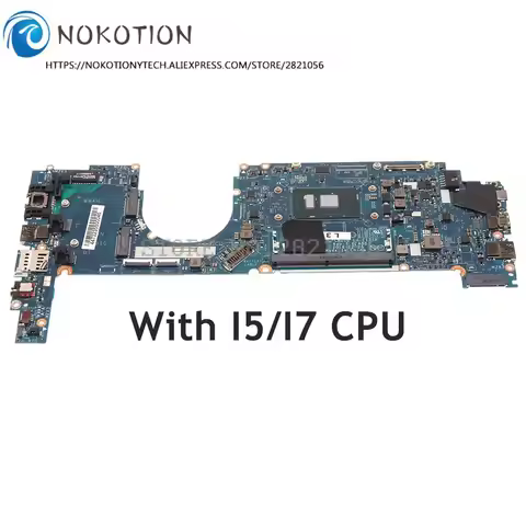NOKOTION For Dell Latitude 7280 E7280 Laptop Motherboard With I5/I7 CPU DDR4 CN-0R5YF6 0WRNHJ 0NYJY5