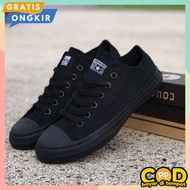 KEDS Sepaptu Sneaker Sport Sepati School Shoes For Girls Boys Casual Sneakers For Boys And Girls With Soft Soles, Slippers, Perenpuan Import Premium Sepat School Full Black, Korean Model, Sklh, Formal Aepatu, School Shoes For Men And Women Co