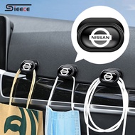 Sieece Car Hook Multifunctional Storage Hook Car Interior Accessories For Nissan Note GTR Qashqai Serena NV350 Kicks Sylphy NV200 X Trail Teana Elgrand