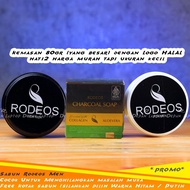 RODEOS MEN Handsome Men's Facial Soap Charcoal Soap Solution for Acne