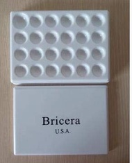 Dental Lab Plastic Palette with Cover for Porcelain Powder Mixing Watering Moisturizing Plate 24 Slo