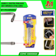 L-Shaped Wrench Extra LongBINTANG Set of 9 AMERICAN TOOL AMT8859004 TORX Key Extra Long Cr-V AMTOOL
