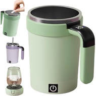 Automatic magnetic stirring coffee mug, self-stirring mug with detachable base, automatic stirring m