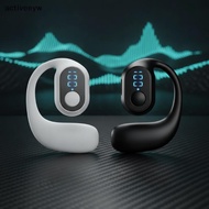 activeeyw] Open Ear Single Ear  5.3 Headset Earhook Design HD Call HIFI Audio Painless for Student O