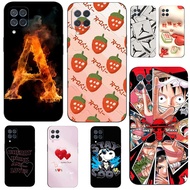 case For Samsung Galaxy M62 F62 4G Case Silicon Phone Back Cover Soft black tpu m625 Lucky phone cas