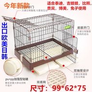 Dog Crate with Toilet Kittens Cage Pet Home Indoor Teddy Small Size Dogs Medium-Sized Dog House Corgi Dog Cage