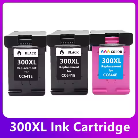 Replacement 300XL Ink Cartridges for HP 300 for HP300 XL Deskjet F4280 F4580 D2560 D2660 D5560 Envy 