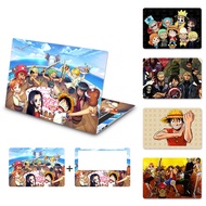 2Pcs DIY Anime  Cover Laptop Skin Sticker Decals for 11/12/13/14/15/17 Laptop Dell HP Acer AsusLaptop Cover