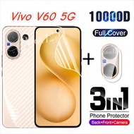 Vivo V60 5G 2025 3in1 Front Back Lens Hydrogel Film For Vivo V60 VIVO V 60 VivoV60 V60Pro V60E 60V P