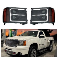 1pcs Full Led Headlight Assembly Fit 2007-2013 GMC Sierra 1500,2007-2014 GMC Sierra 2500HD 3500HD Wi