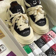 xVESSEL G.O.P. 2.0 MARSHMALLOW 吳建豪開口笑 棉花糖低幫休閒帆布鞋