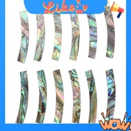 [Promote M]12Pcs Guitar Soundhole Rosette  Abalone Shell Inlay Curved Strips Guitar Sound Hole Inlay