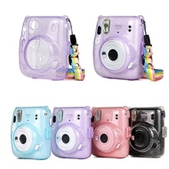 Instax Mini 11 Crystal Transparent Color Protective Case Lid Bag Fuji Fuji Fujifilm Instant Camera B