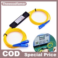 thewoodfamer PLC Splitter SC APC 1X2 PLC Singlemode Fiber Optical Splitter SC/UPC PCL Splitter Inter