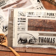 湯瑪仕黑胡椒杏仁豬肉乾 120g+/-4.5%