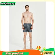 Byford 2pcs Men Woven Boxer Short Cotton BMX238104