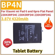 New Replacement Tablet Battery 3.87V 4320mAh BP4N BP4M For Xiaomi mi Pad 6 and 6pro Flat Panel 23043