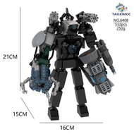 MOC ตัวต่อ Skibidi toilet ไททันสว่าน titan drill man titan speaker man titan tv man titan camera man