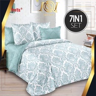 💥CADAR HOTEL 5D BERCORAK HIGH QUALITY 💥7IN1 SET COMFORTER BEDSHEET LEMBUT & SEJUK