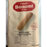 Honest-Italy bonomi Brownie/Winnie Thumb Biscuits Finger lady fingers Baking Snacks 500g