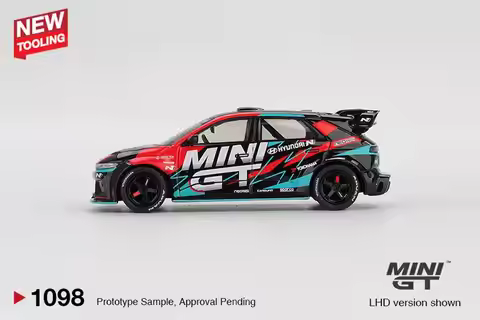 MINI GT 1:64 Convertible/Bolide/Hyundai/Mustang Alloy Vehicle Collectible Car Model