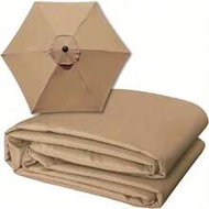 1pc Umbrella Replacement Set (9ft/10ft/6 Ribs/8 Ribs), Cloth Umbrella Replacement, Water Resistant/U