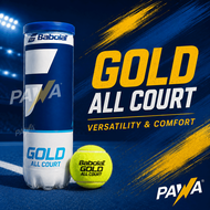 Babolat Gold All Court Tennis Balls 3 Balls/Tube | Pressurised