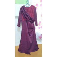 dress satin untuk event