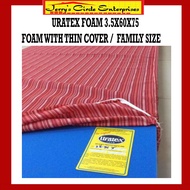 [RESTOCK] URATEX FOAM 3.5X60X75 WITH THIN COVER / FAMILY SIZE / QUEEN SIZE JCE
