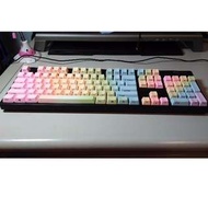 pbt 彩虹鍵帽 側刻 不透光 商品如圖 108鍵(FILCO RAZER DUCKY CORSAIR 黑寡婦競技版)